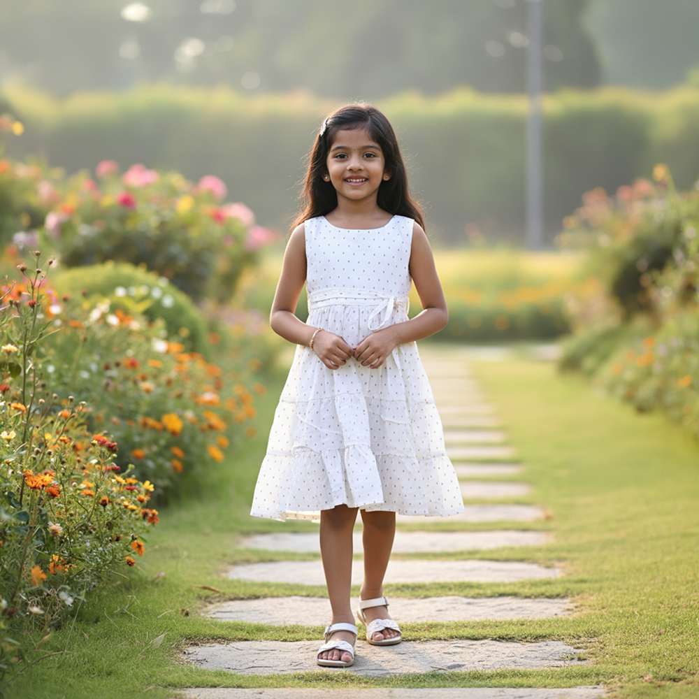Ivory Cotton Dress