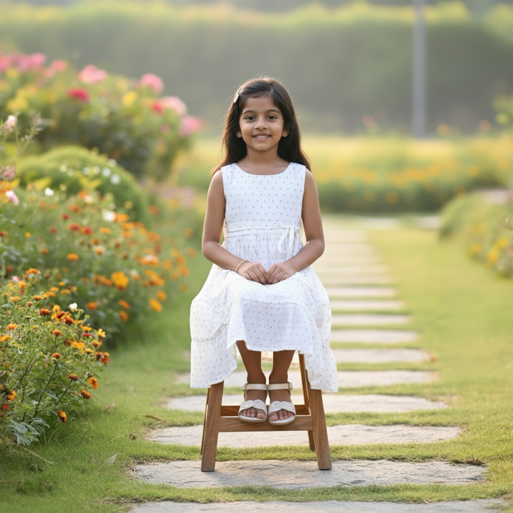 Ivory Cotton Dress