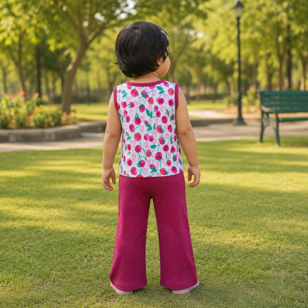 Cherry Blossom Set - Maroon