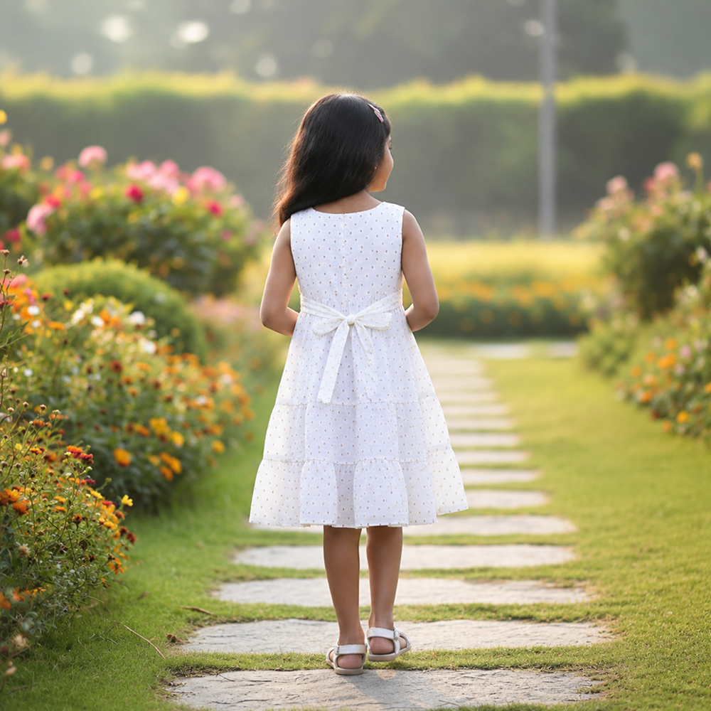 Ivory Cotton Dress