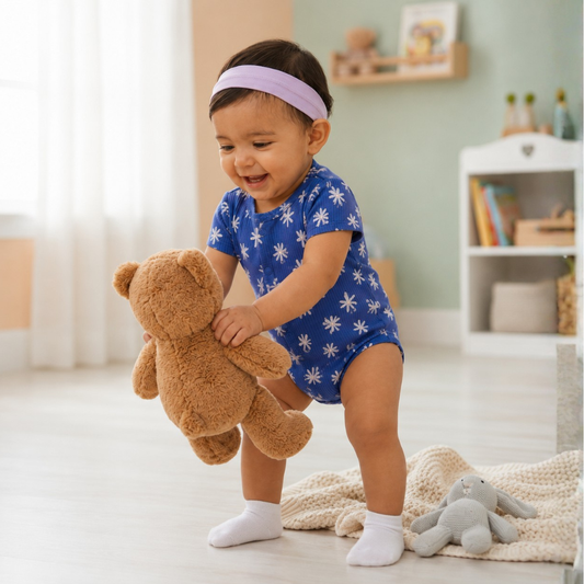 Infant Ribbed Jabla - Blue