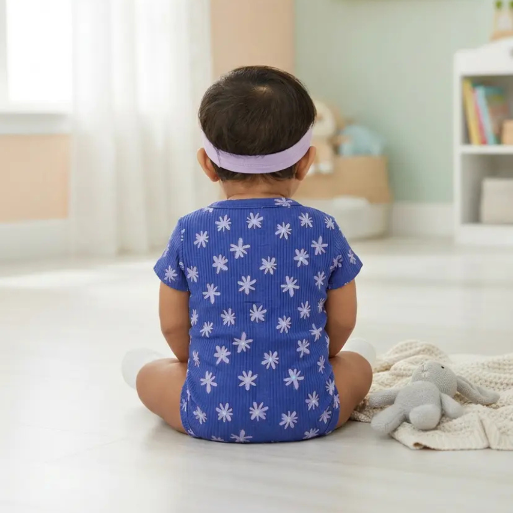 Infant Ribbed Jabla - Blue