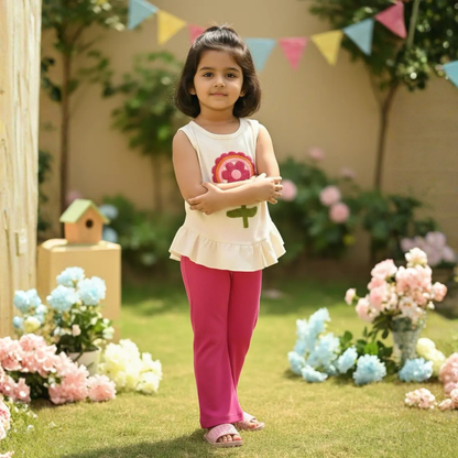 Floral Charm Set - Pink
