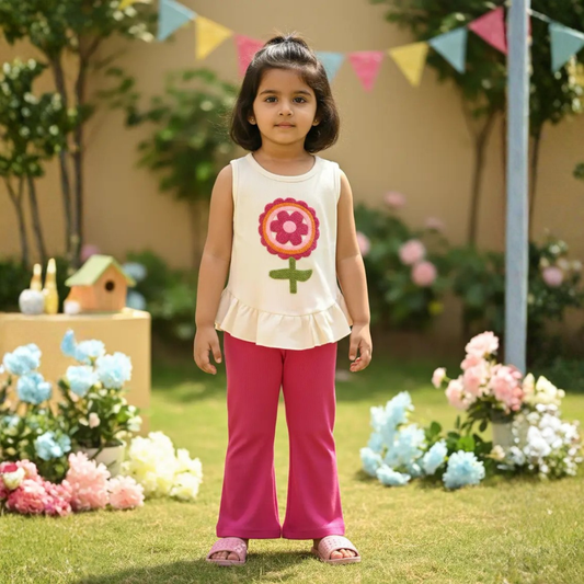 Floral Charm Set - Pink