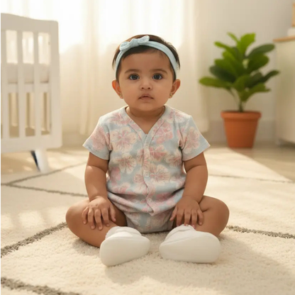 Infant Ribbed Jabla - Sky Blue