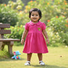 Teddy Collar Frock - Pink