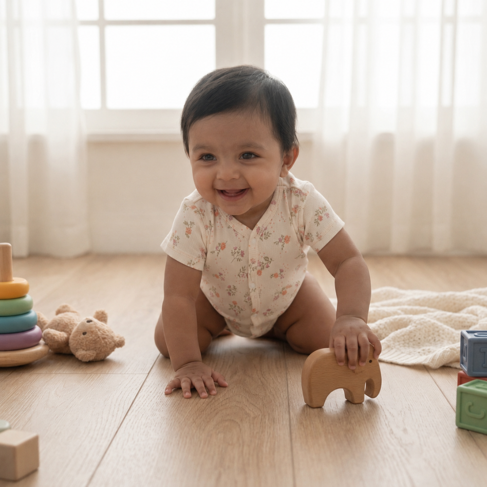 Infant Ribbed Jabla - Cream