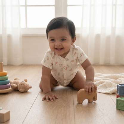 Infant Ribbed Jabla - Cream